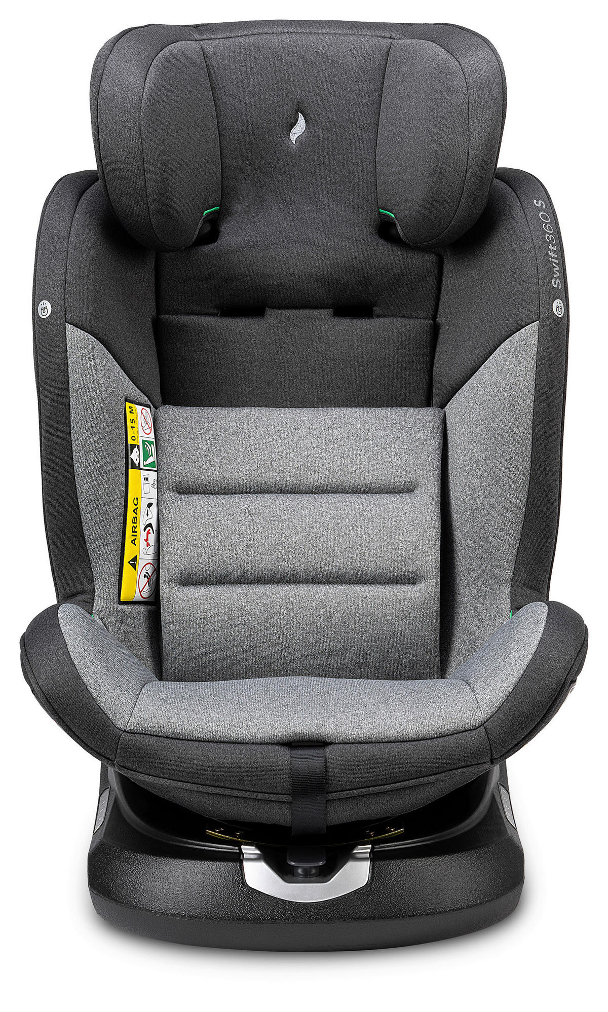 REBOARDER-KINDERSITZ SWIFT360S ECE R 129 i-SIZE  - Dunkelgrau/Hellgrau, Basics, Kunststoff/Textil (44/60/50cm) - Osann
