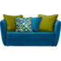 JUGEND- UND KINDERSOFA in Textil Blau, Grün - Blau/Schwarz, Design, Kunststoff/Textil (145/63-77/75cm) - Ti`me JUGEND- UND KINDERSOFA in Textil Blau, Grün - Blau/Schwarz, Design, Kunststoff/Textil (145/63-77/75cm) - Ti`me