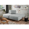 BOXSPRINGSOFA Carla  mit Stoffauswahl, Rücken echt Grau  - Grau, Design, Holz/Textil (203/97/107cm) - Dieter Knoll
