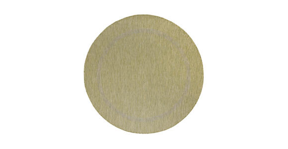 FLACHWEBETEPPICH 120/120 cm Relax Grün  - Grün, Basics, Textil (120/120cm) - Novel