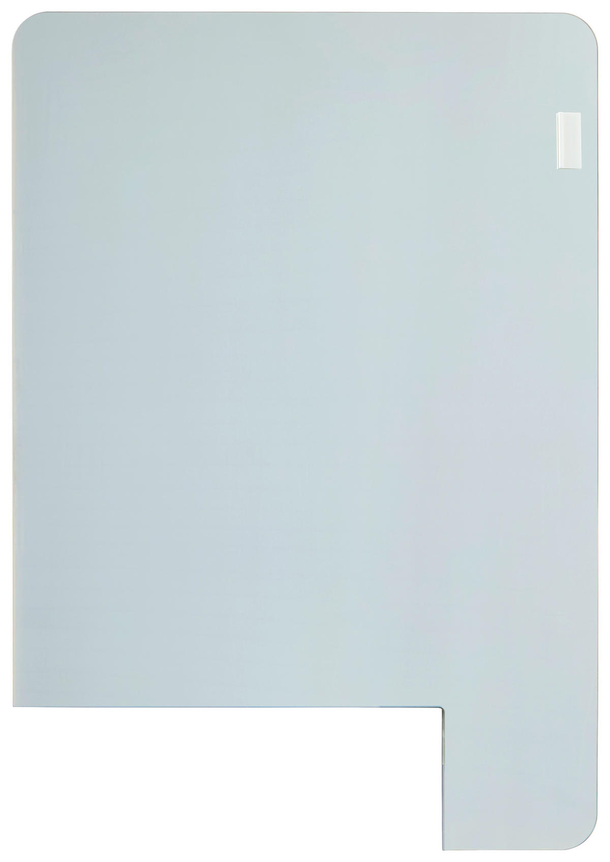 BADEZIMMERSPIEGEL 95/136/3 cm  - Silberfarben, KONVENTIONELL, Glas (95/136/3cm) - Dieter Knoll