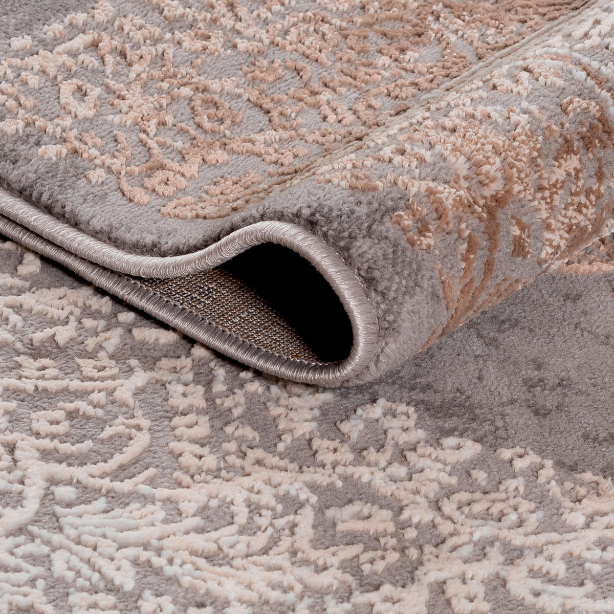 TKANÝ KOBEREC, 120/170 cm, šedá - šedá, Basics, textil (120/170cm)