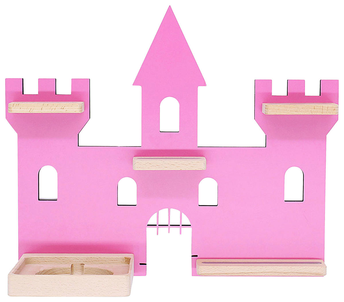 KINDERREGAL  - Pink, Modern, Holzwerkstoff (42/34/19cm) - Livetastic