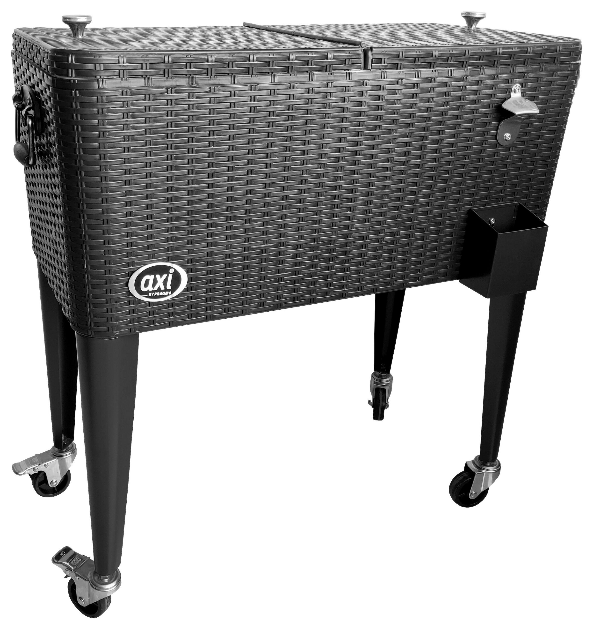 KÜHLBOX Schwarz  - Schwarz, KONVENTIONELL, Metall (43,00/89,00/92,00cm) - Ambia Garden