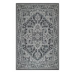 OUTDOORTEPPICH 80/150 cm Plutus Grau, Schwarz  - Schwarz/Grau, Design, Kunststoff (80/150cm) - Novel