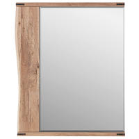WANDSPIEGEL 65/81/3 cm    in rechteckig  - Eichefarben, Natur, Glas/Holz (65/81/3cm)