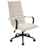 DREHSTUHL  in Webstoff Naturfarben, Schwarz  - Schwarz/Naturfarben, Design, Kunststoff/Textil (64/102-110/75,5cm) - Carryhome