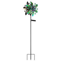 SOLARLEUCHTE - Klar/Multicolor, Basics, Glas/Metall (32/17,5/124cm) - Globo