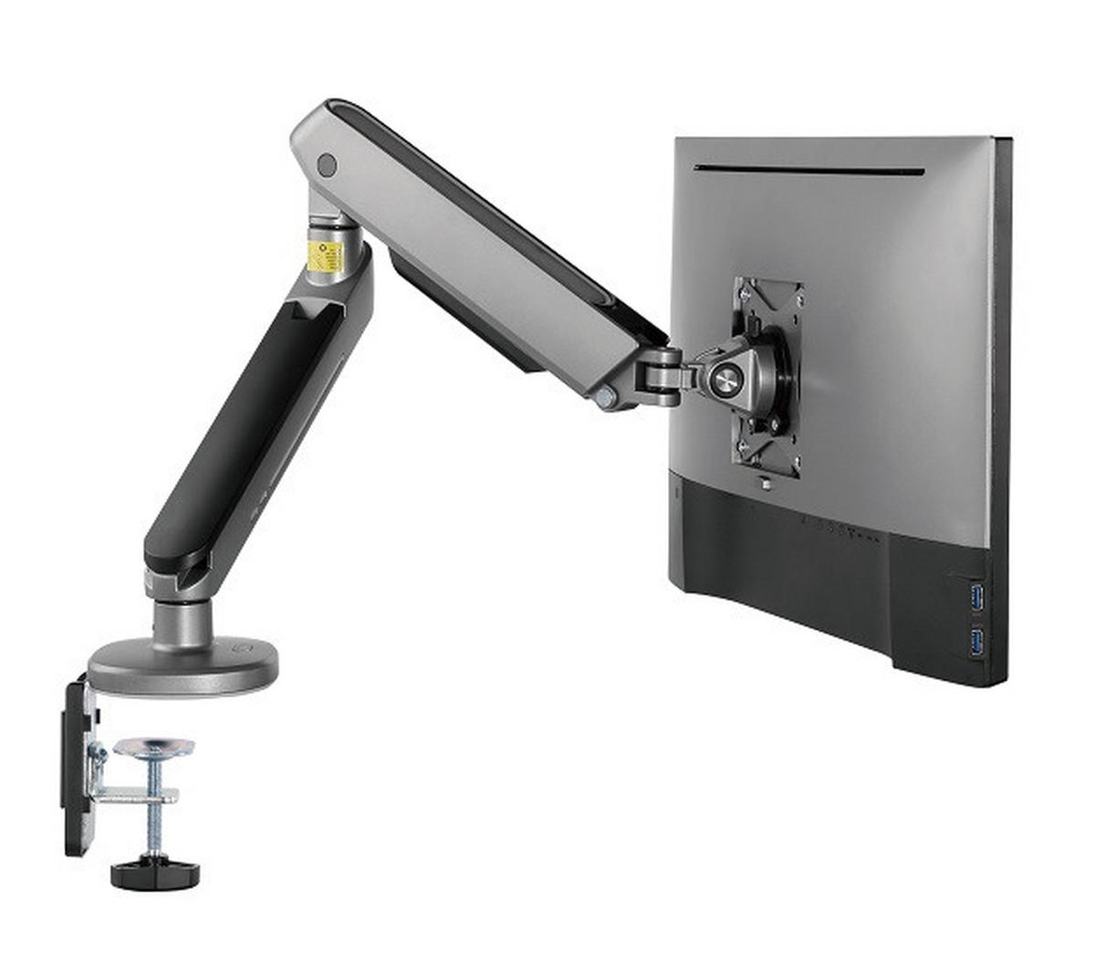 MONITOR-HALTERUNG Metall, Kunststoff Dunkelgrau  - Dunkelgrau, Design, Kunststoff/Metall (11,7/62,2/57,5cm) - Boxxx