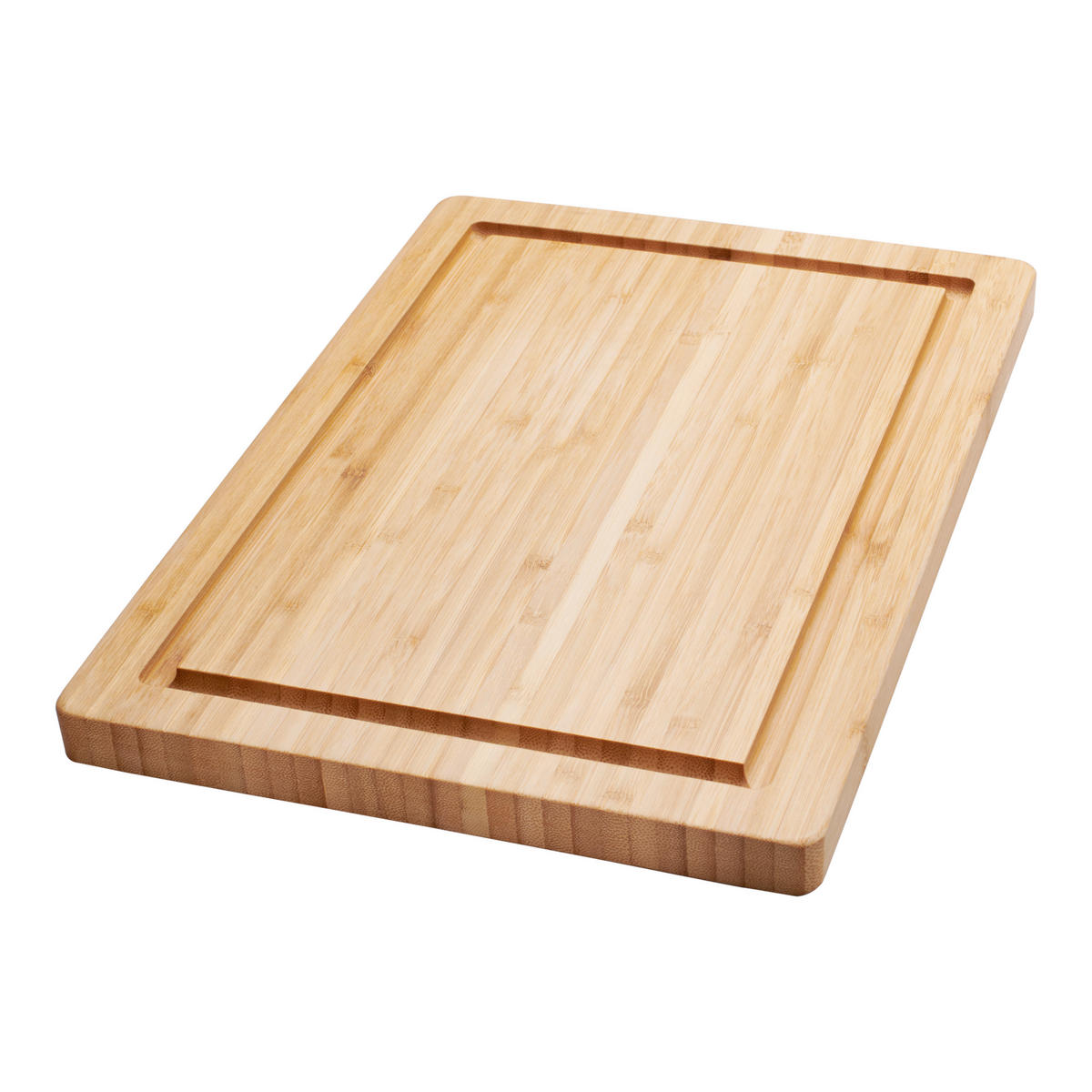 SCHNEIDEBRETT Holz, Stein Bambus  - Anthrazit/Naturfarben, Basics, Holz/Stein (34.8/24/5.5cm) - CHEF CUISINE