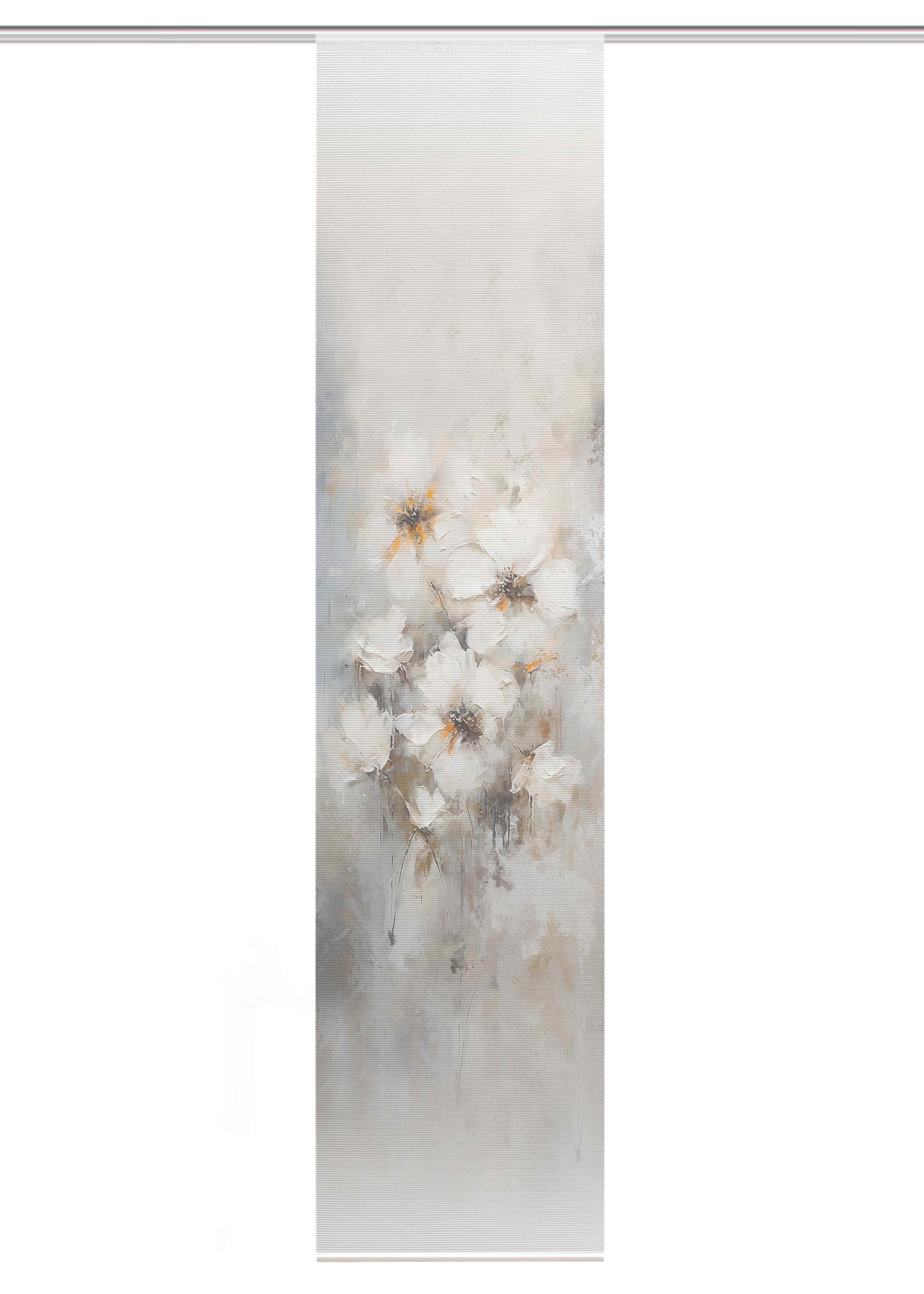 FLÄCHENVORHANG   blickdicht  60/245 cm   - Hellgrau/Naturfarben, Natur, Textil (60/245cm)