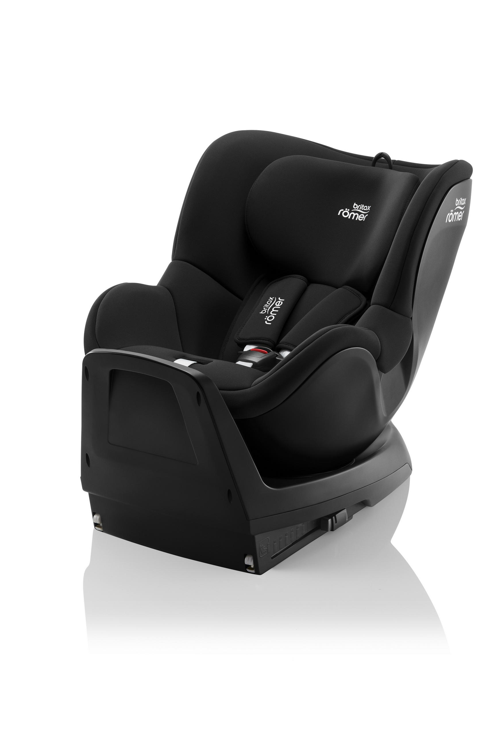 REBOARDER-KINDERSITZ Dualfix M Plus  - Schwarz, Basics, Kunststoff/Textil (44/55cm) - Britax Römer