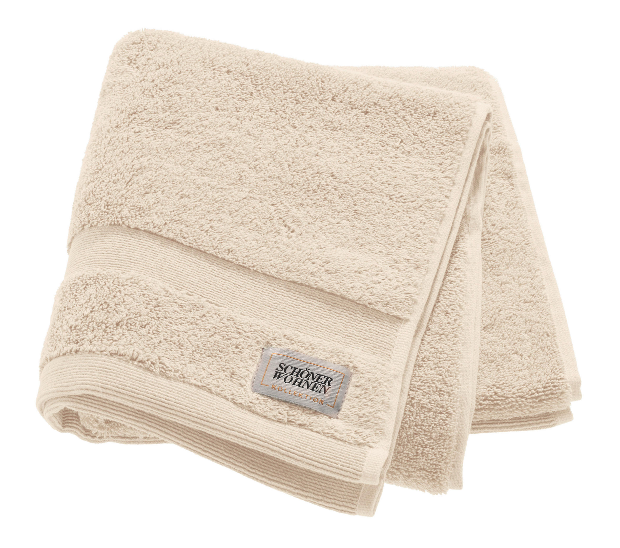 HANDTUCH SW-CUDDLY Sandfarben  - Sandfarben, Basics, Textil (50/100cm) - Schöner Wohnen