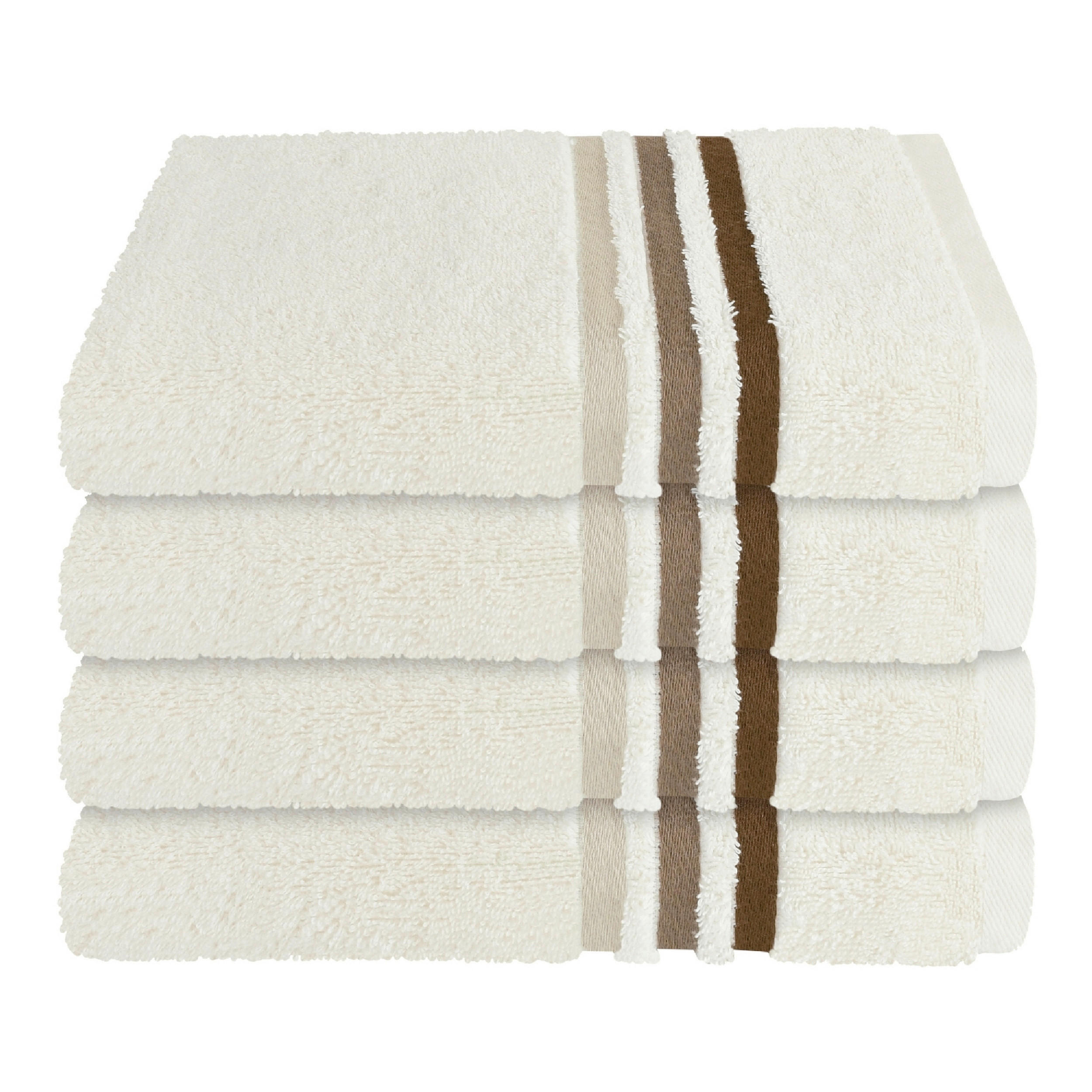 HANDTUCHSET Creme 4-teilig  - Creme, Basics, Textil (50/100cm)