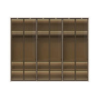 ORMAR SA KLASIČNIM VRATIMA  227/226/60 cm  - Dizajnerski, staklo/metal (227/226/60cm)