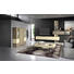 WOHNWAND Ahorn furniert, teilmassiv Ahornfarben, Braun, Grau - Ahornfarben/Braun, Design, Glas/Holz (389/249/48cm) - Hülsta