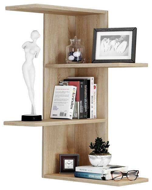 WANDREGAL Sonoma Eiche  - Sonoma Eiche, MODERN, Holzwerkstoff (45/77/45cm) - MID.YOU
