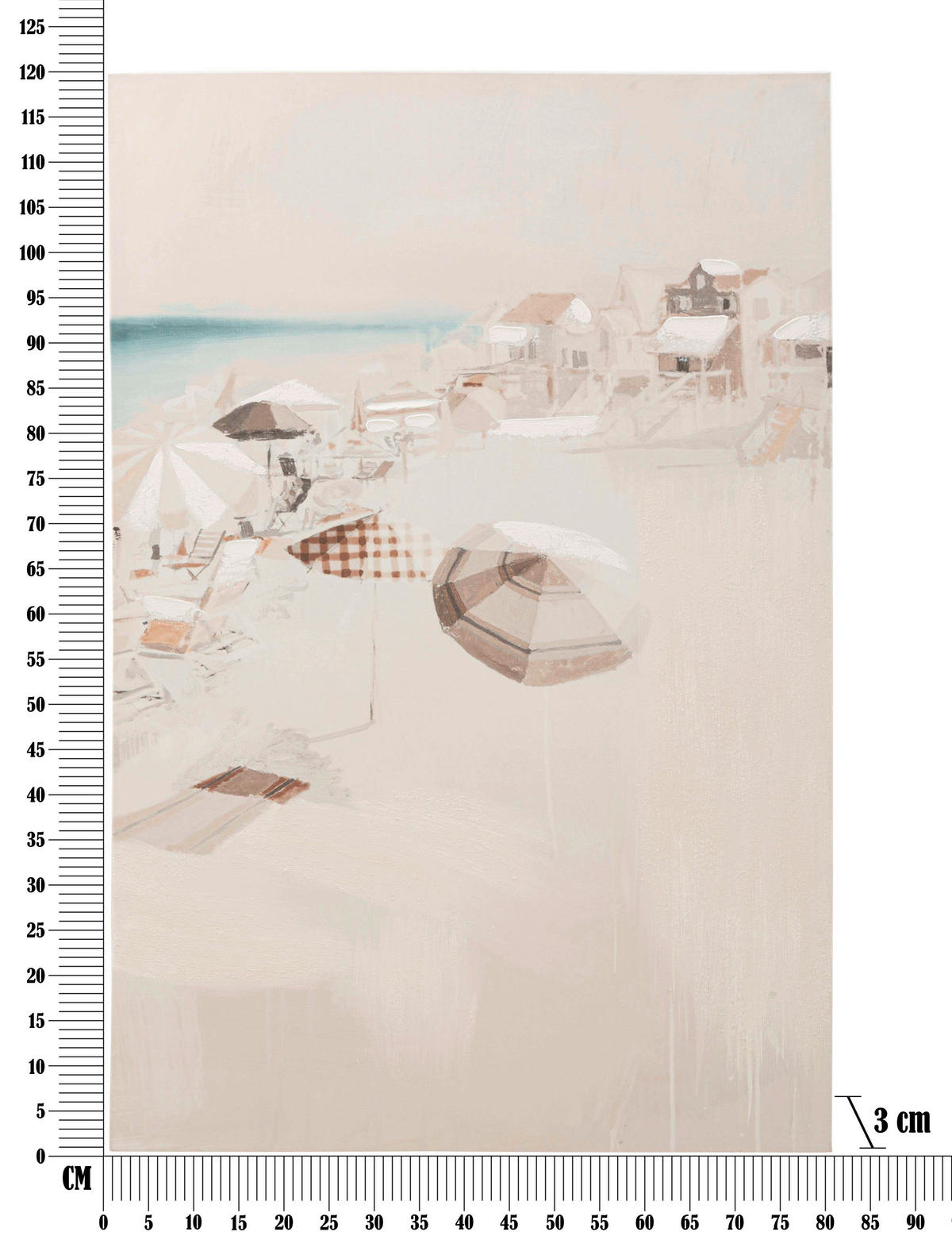 LEINWANDBILD  - Basics, Holz/Textil (80/120/3cm)