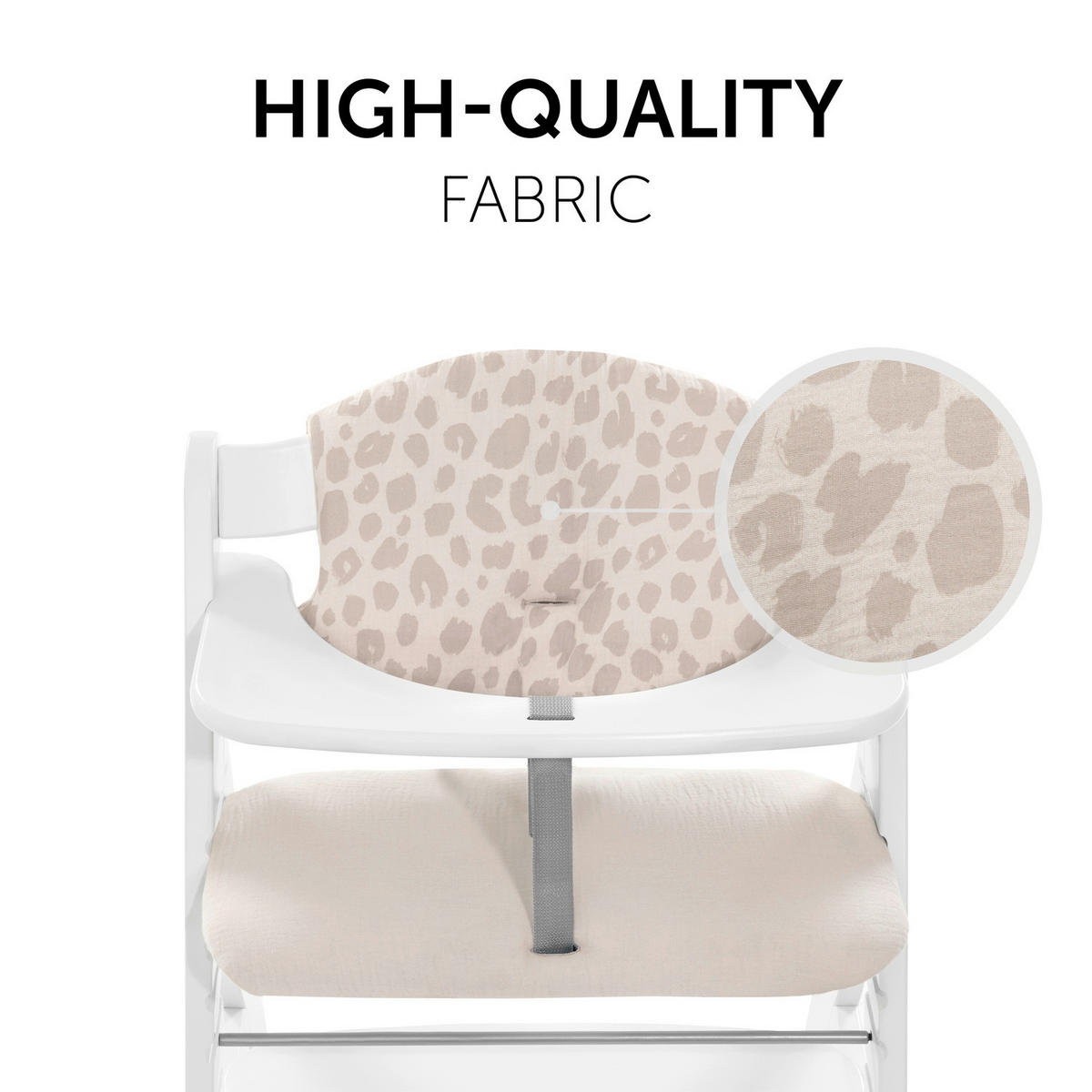 HOCHSTUHLEINLAGE HIGHCHAIRPAD SELECT  - Beige, Basics, Textil (44/24cm) - Hauck