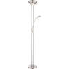 LED-DECKENFLUTER 25,5/180 cm    - Nickelfarben, Basics, Glas/Metall (25,5/180cm) - Novel