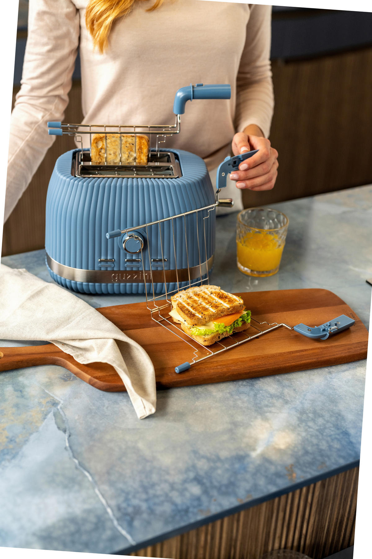 TOASTER Sous Chef  - Pastellblau, Basics, Kunststoff (30/19,4/30cm) - GUZZINI