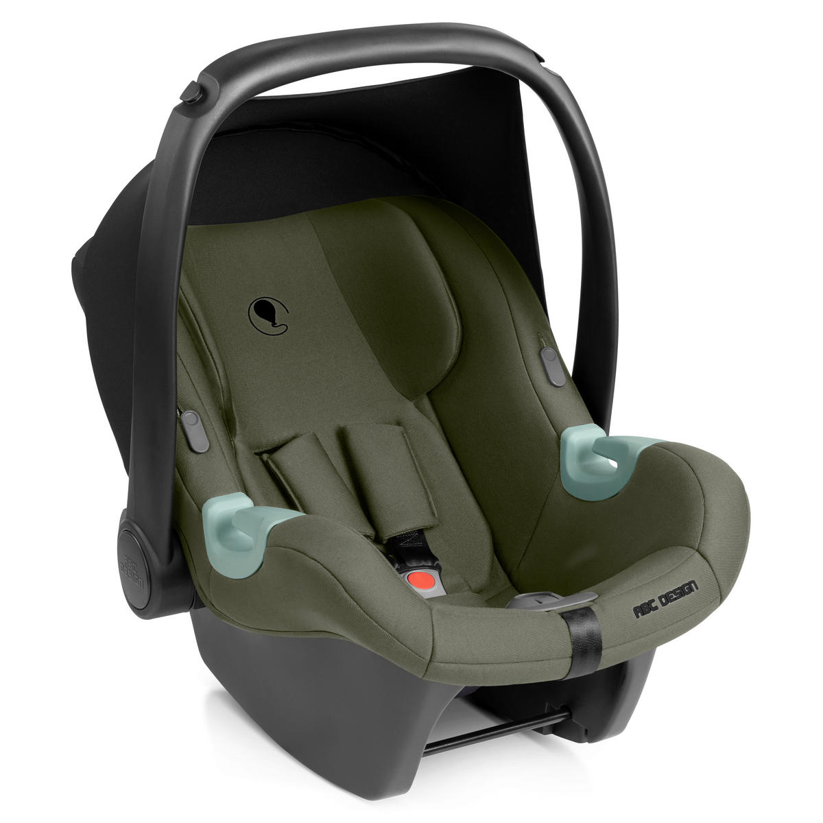 KINDERWAGENSET  Sierra All in One  Pea  - Smaragdgrün/Anthrazit, Basics, Textil/Metall (58,5/111/100cm) - ABC Design