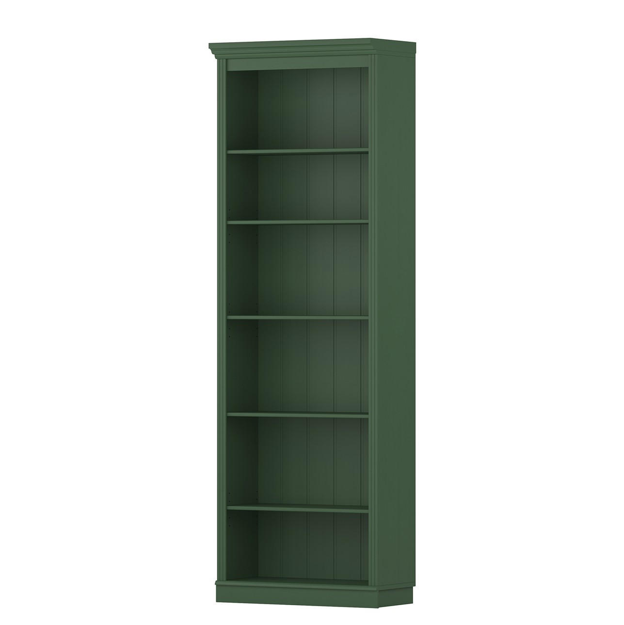 REGAL Kiefer massiv Grün  - Grün, Design, Holz (74/223/37cm) - Livetastic