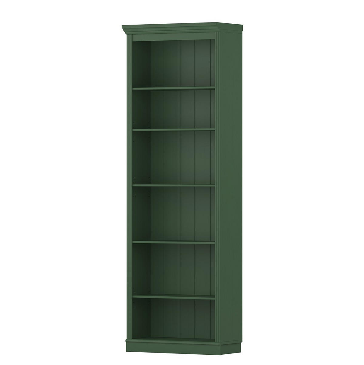 REGAL Kiefer massiv Grün  - Grün, Design, Holz (74/223/37cm) - Livetastic