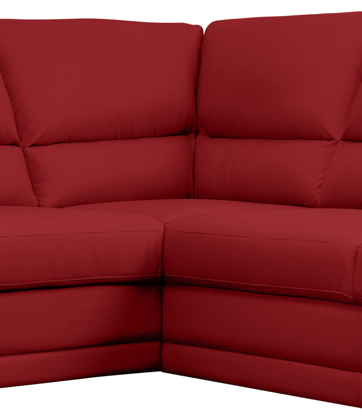 ECKSOFA in Lederlook Rot  245/225 cm  - Rot, Design, Kunststoff/Textil (245/225cm) - Livetastic