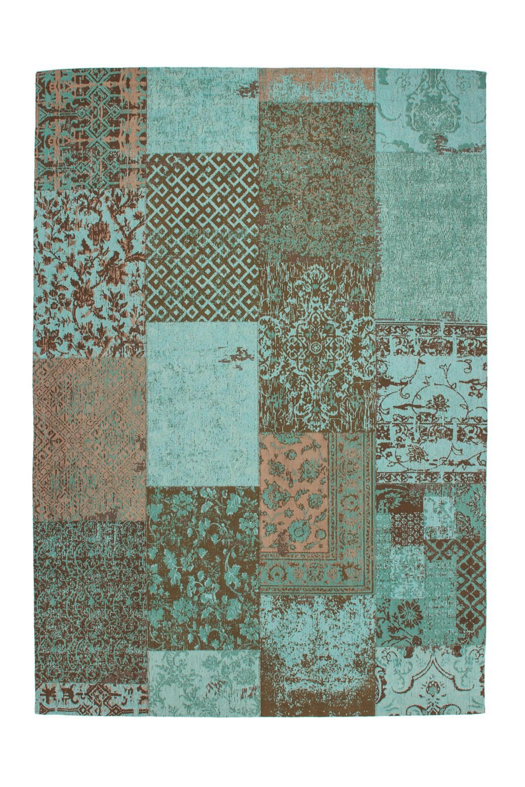 FLACHWEBETEPPICH 160/230 cm Symphony 160 Türkis Türkis  - Türkis, KONVENTIONELL, Textil (160/230cm)