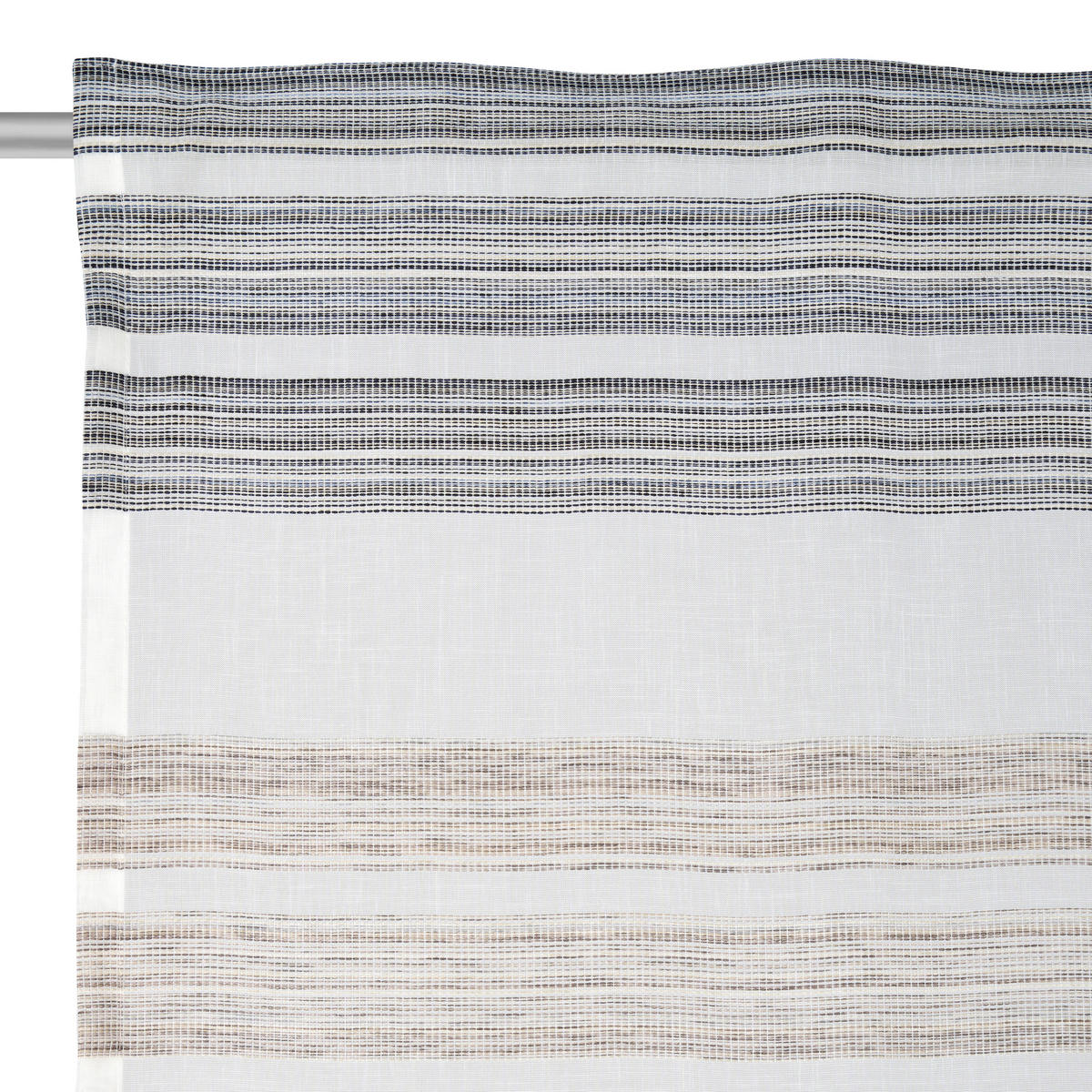 HOTOVÝ ZÁVĚS, poloprůhledné, 140/245 cm - šedá, Design, textil (140/245cm) - Esposa