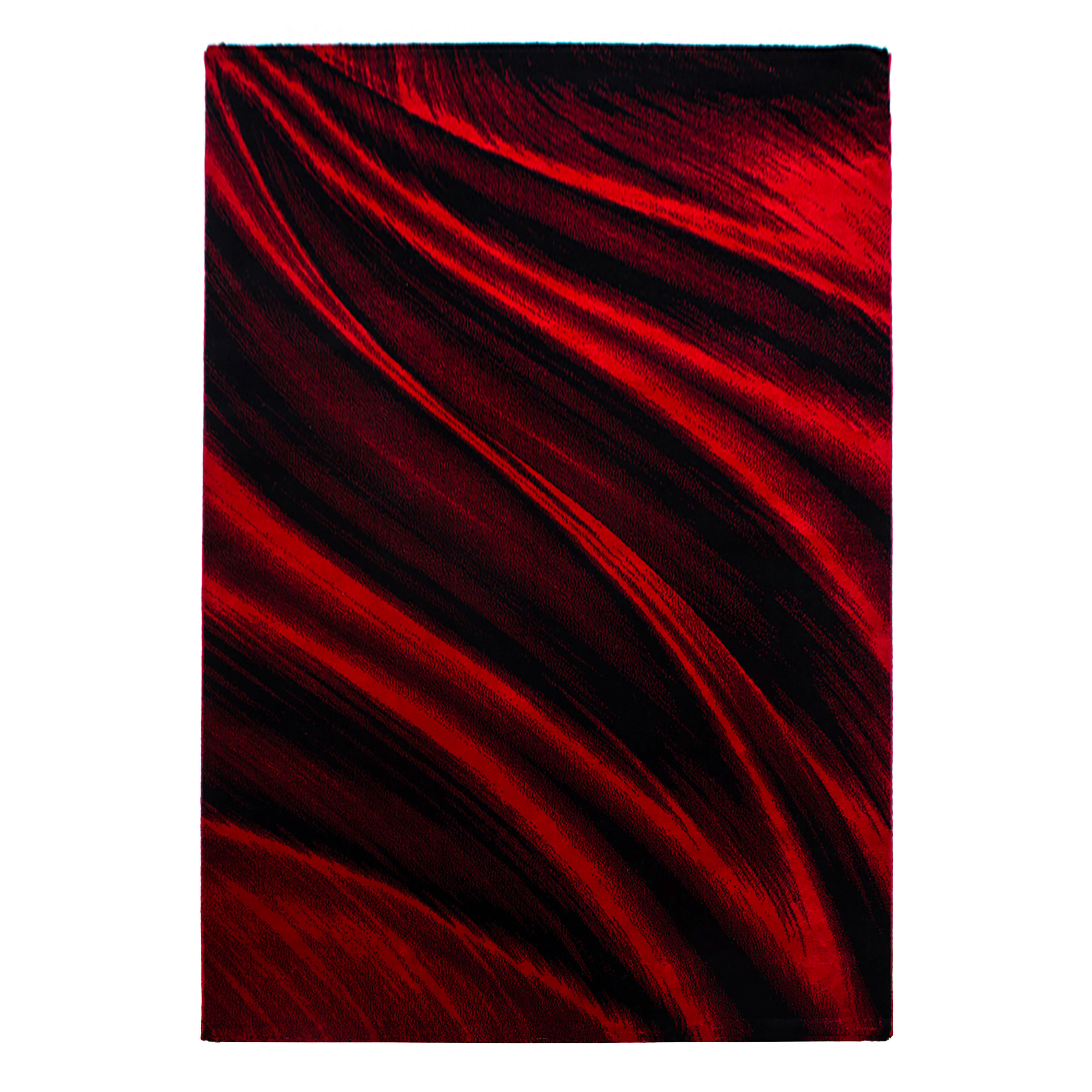 FLACHWEBETEPPICH 140/200 cm Miami  - Rot, Design, Textil (140/200cm) - Novel