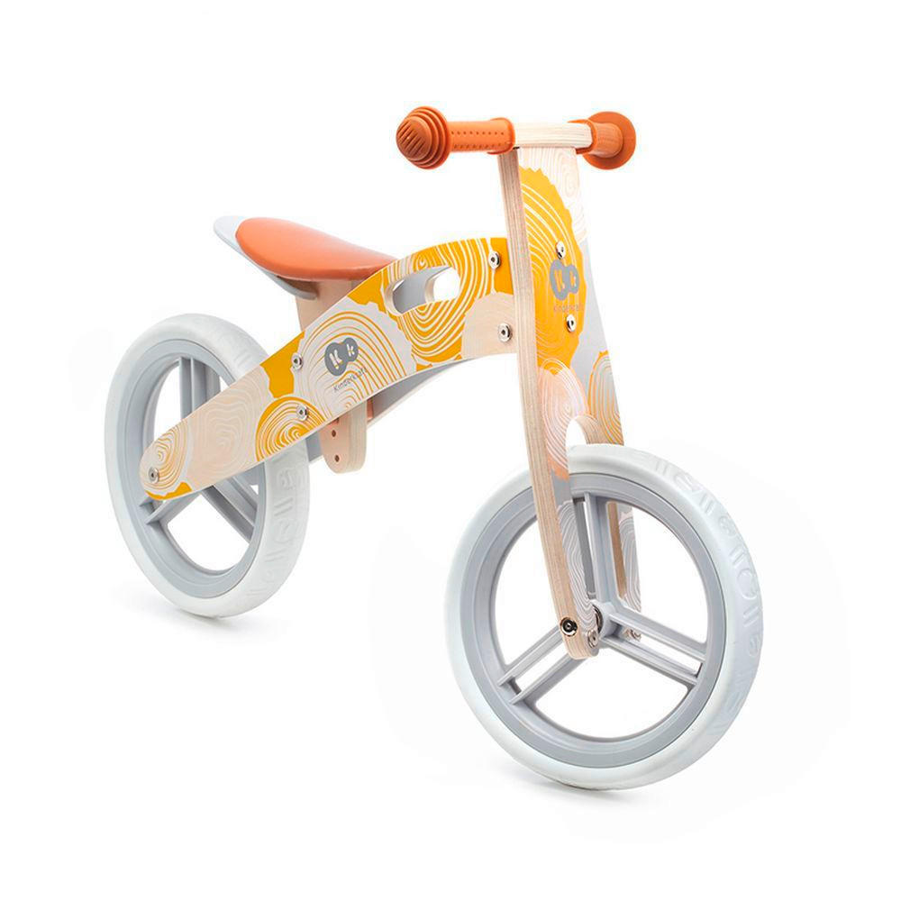 BICIKL GURALICA RUNNER - narančasta/siva, Basics, drvo/metal (38/54/83cm) - kinderkraft