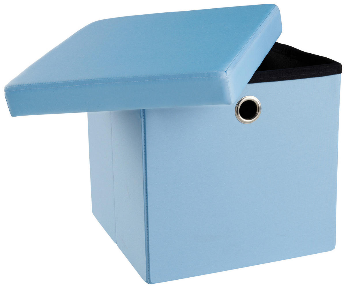 ŠKATLA ZA IGRAČE - modra, Trend, tekstil/leseni material (32/32/32cm) - My Baby Lou