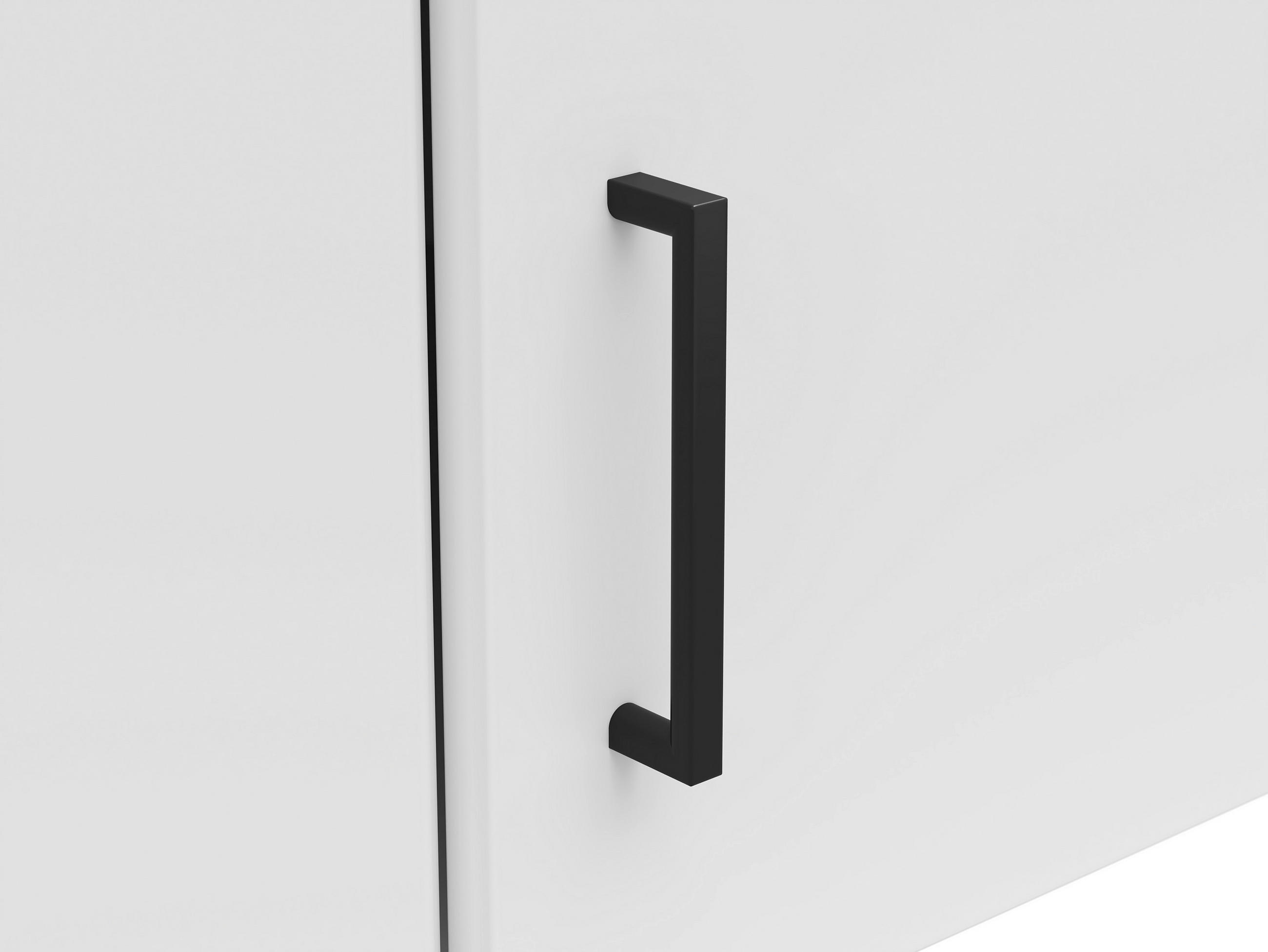 EXTENSIE LA DULAP in alb  - alb/negru, Modern, plastic/material pe bază de lemn (71,5/35/71,5cm) - Carryhome