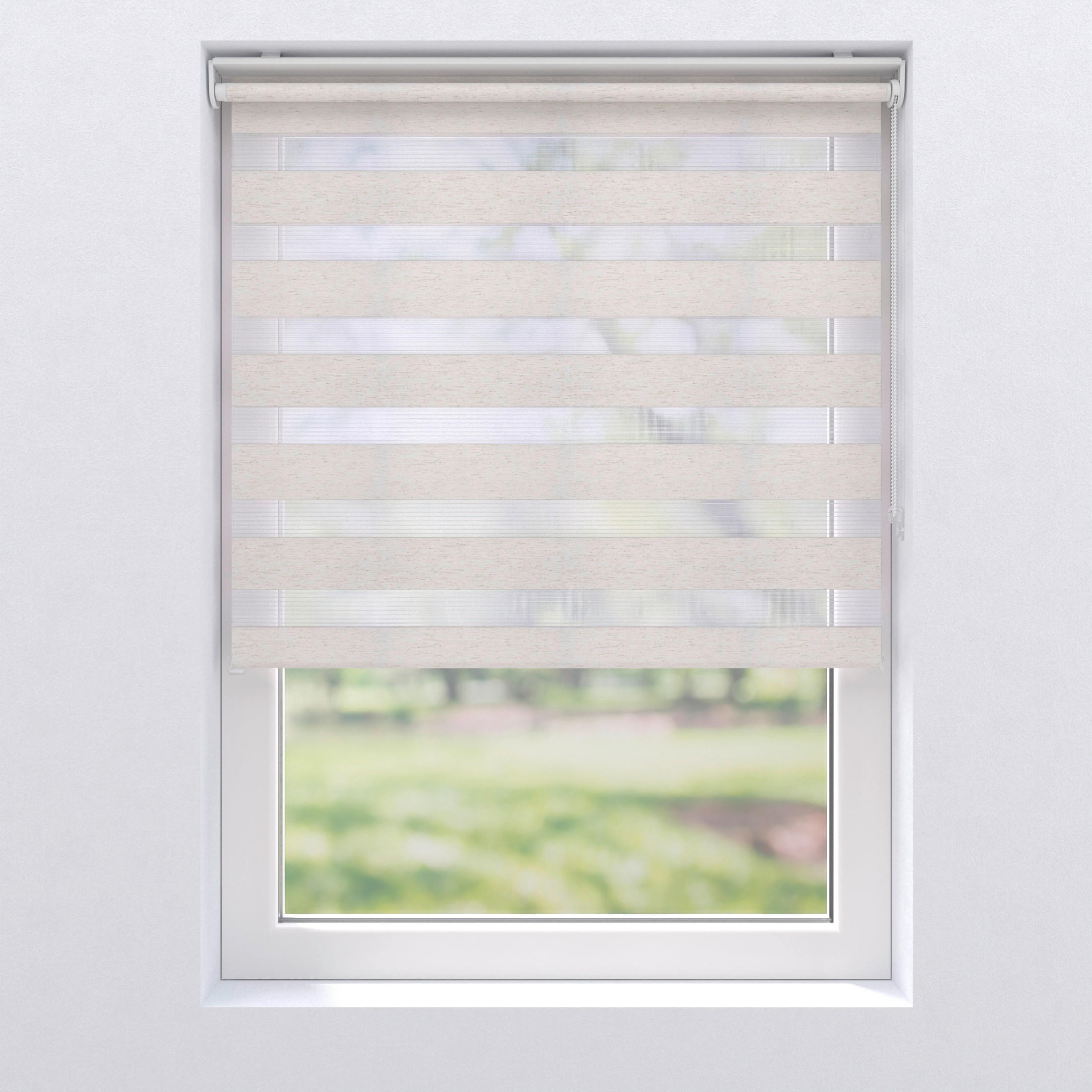 DOPPELROLLO  halbtransparent  60/150 cm    - Naturfarben, Basics, Textil (60/150cm)