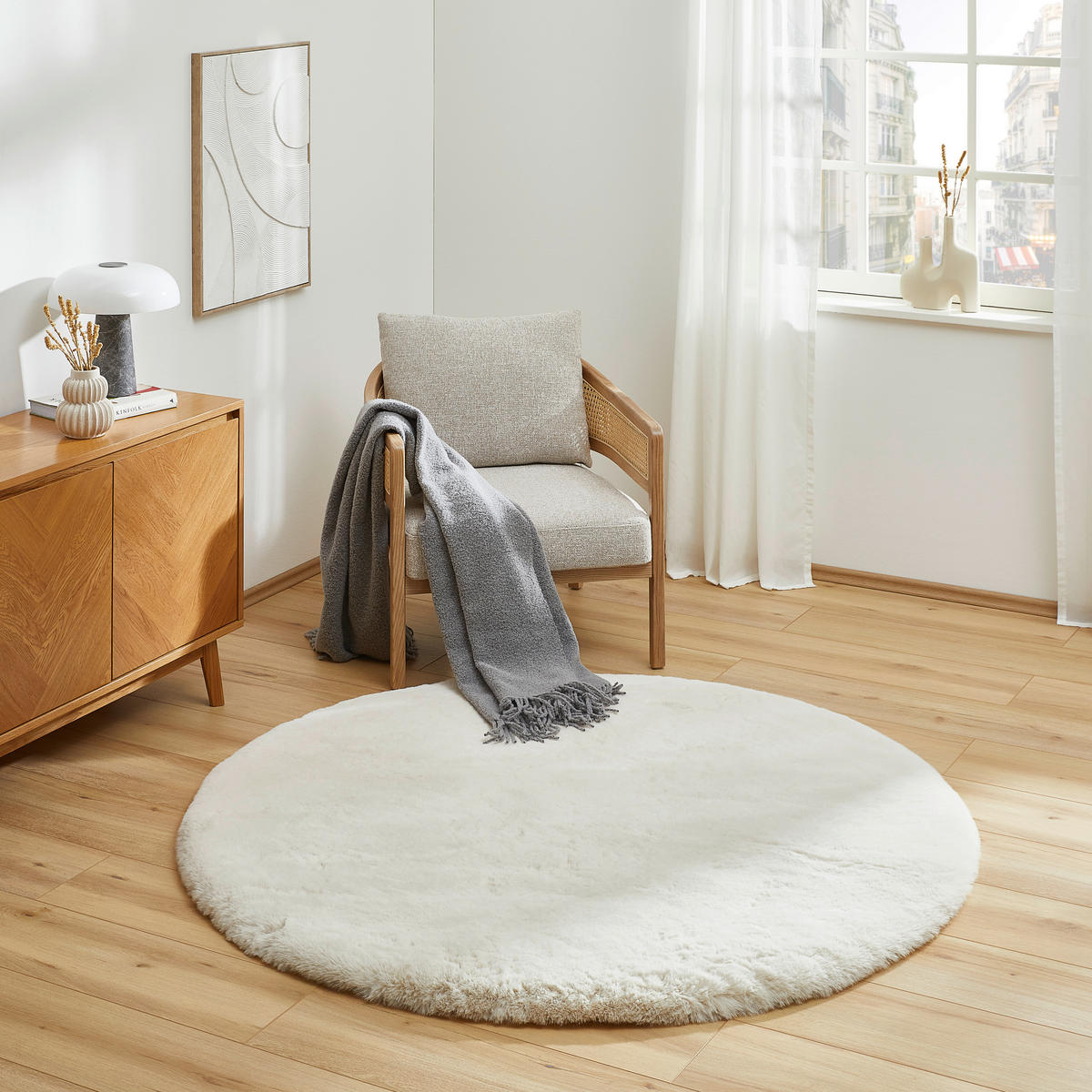 HOCHFLORTEPPICH 160 cm Pumori Beige  - Beige, Basics, Textil (160cm) - Novel