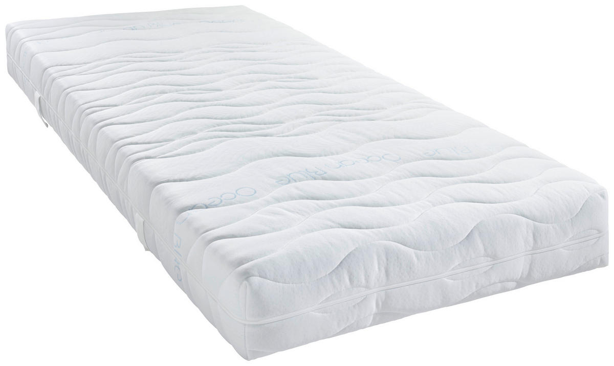 KALTSCHAUMMATRATZE 80/200 cm Höhe ca. 20 cm 7 -Zonen - Weiß, Basics, Textil (80/200cm) - Sleeptex