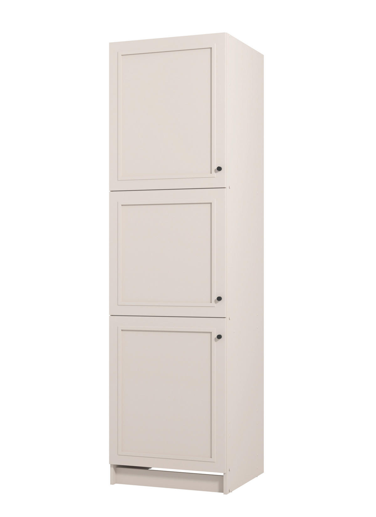 EDÉNYTÁROLÓ SZEKRÉNY - ezüsttölgy, Basics, faalapú anyag (60/217/58cm) - Carryhome