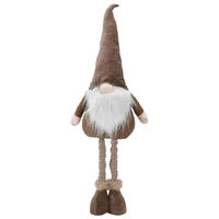 WICHTEL - Weiss/Braun, Lifestyle, Textil/Metall (26/89/17cm) - X-Mas