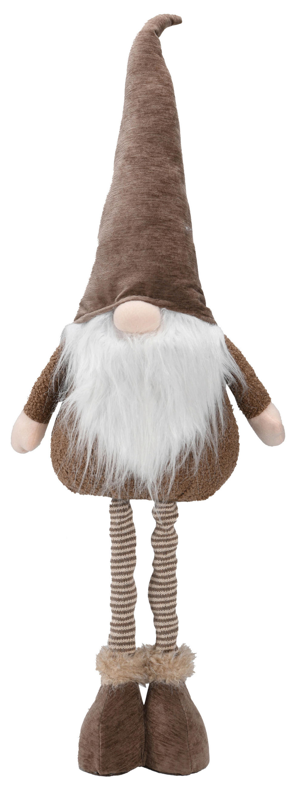 WICHTEL - Weiss/Braun, Lifestyle, Textil/Metall (26/89/17cm) - X-Mas