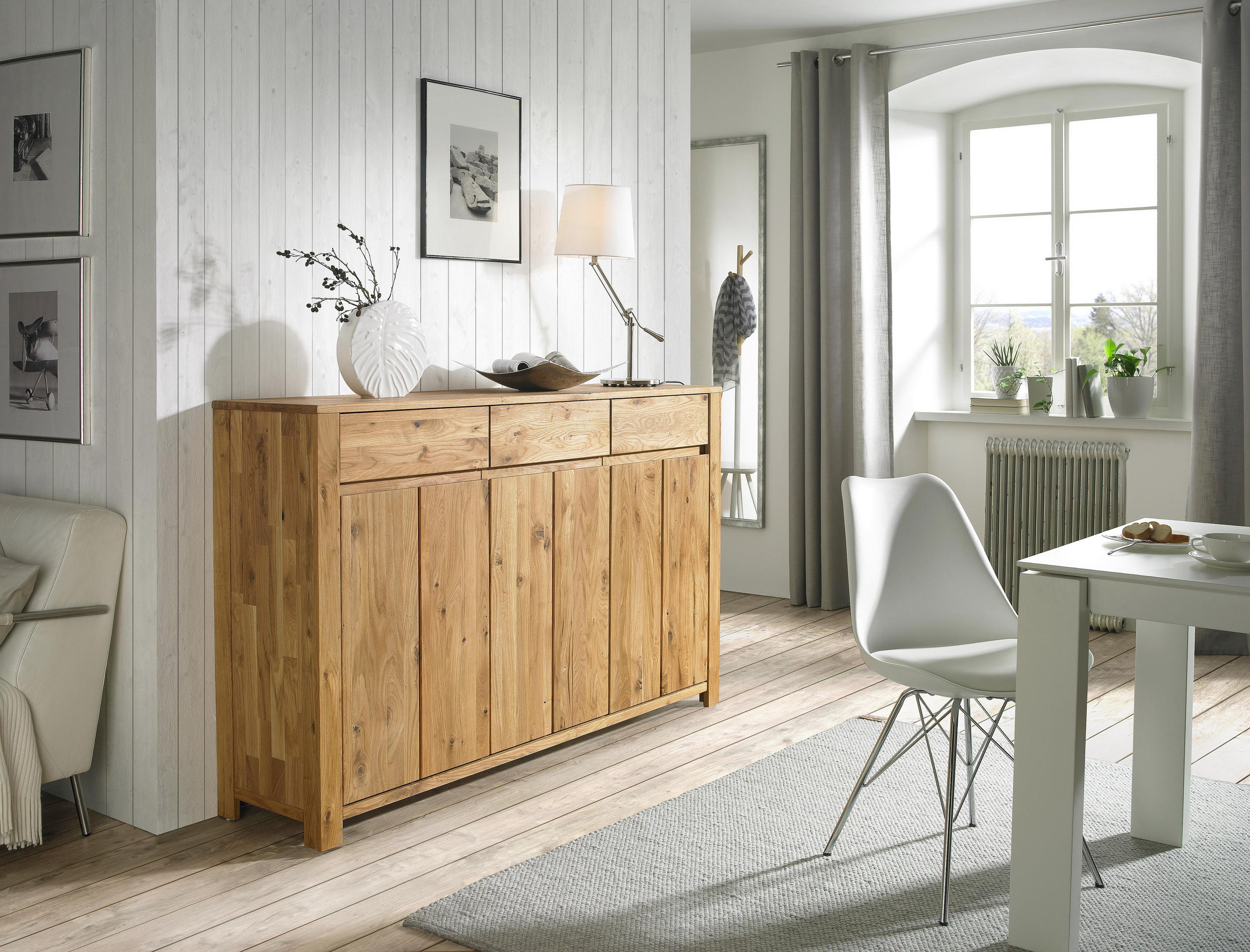 Linea Natura Kommode Wildeiche Massiv Geolt Braun Von Xxxlutz Fur