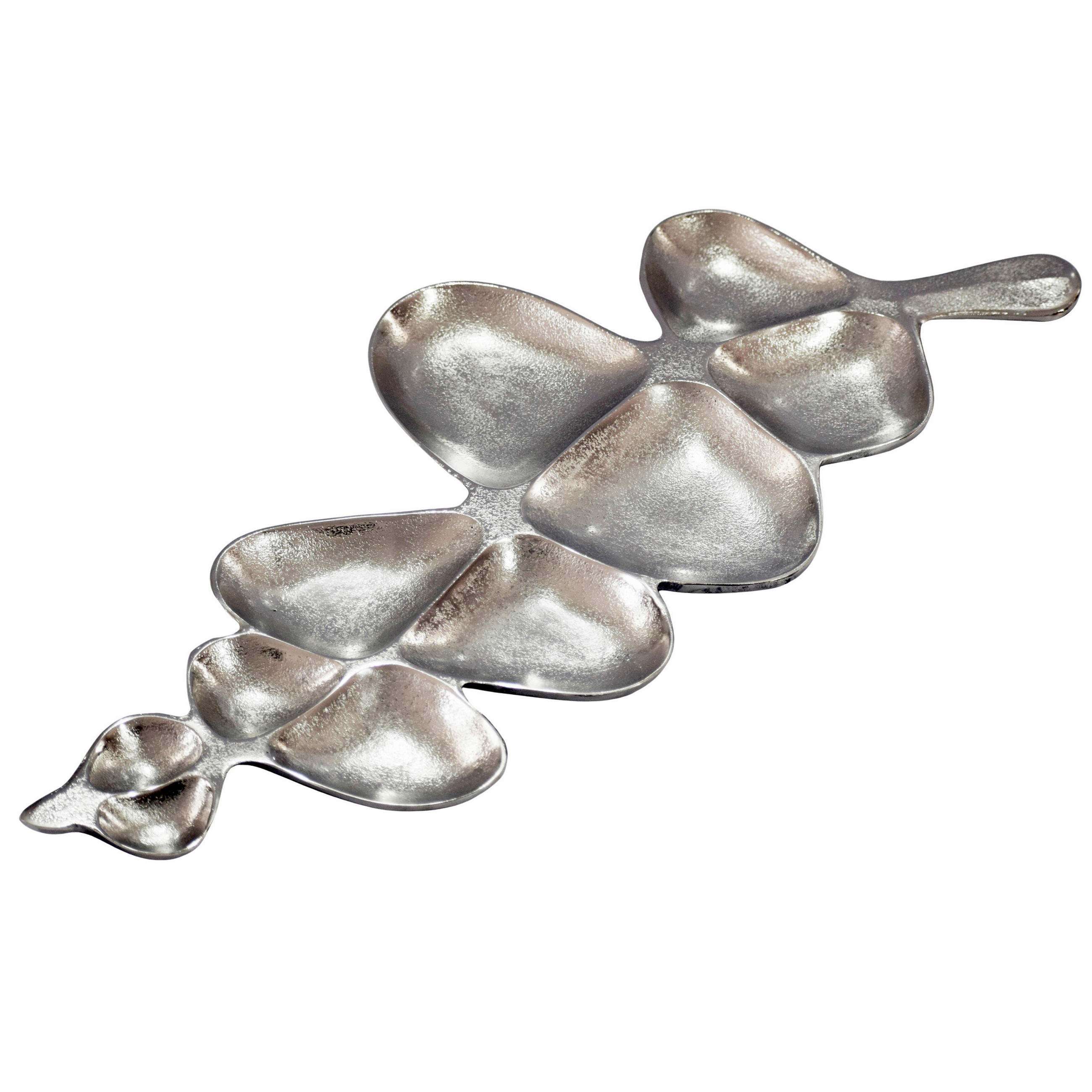 DEKOSCHALE - Silberfarben, Design, Metall (60,5/3/17,5cm) - Livetastic