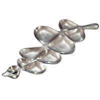 DEKOSCHALE - Silberfarben, Design, Metall (60,5/3/17,5cm) - Livetastic