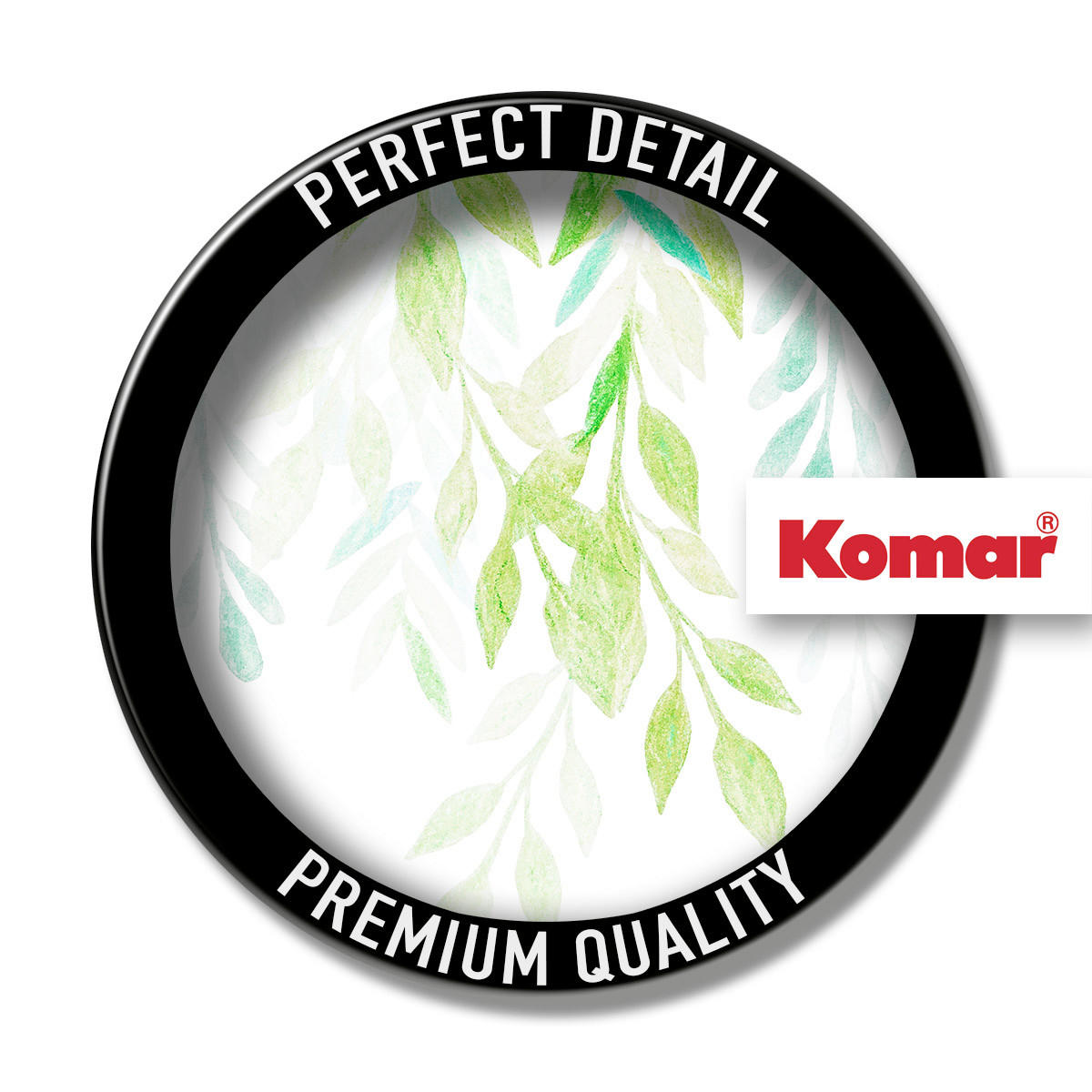 NON WOVEN-TAPET 350/250 cm  - vit/grön, Basics (350/250cm) - Komar