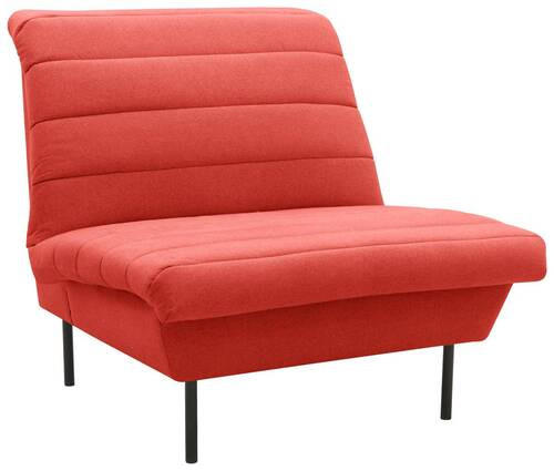 SESSEL Flachgewebe Orange - Schwarz/Orange, Design, Textil/Metall (92/92/103cm) - LOOKS by W.Joop