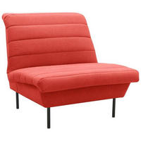 SESSEL in Flachgewebe Orange  - Schwarz/Orange, Design, Textil/Metall (92/92/103cm) - LOOKS by W.Joop