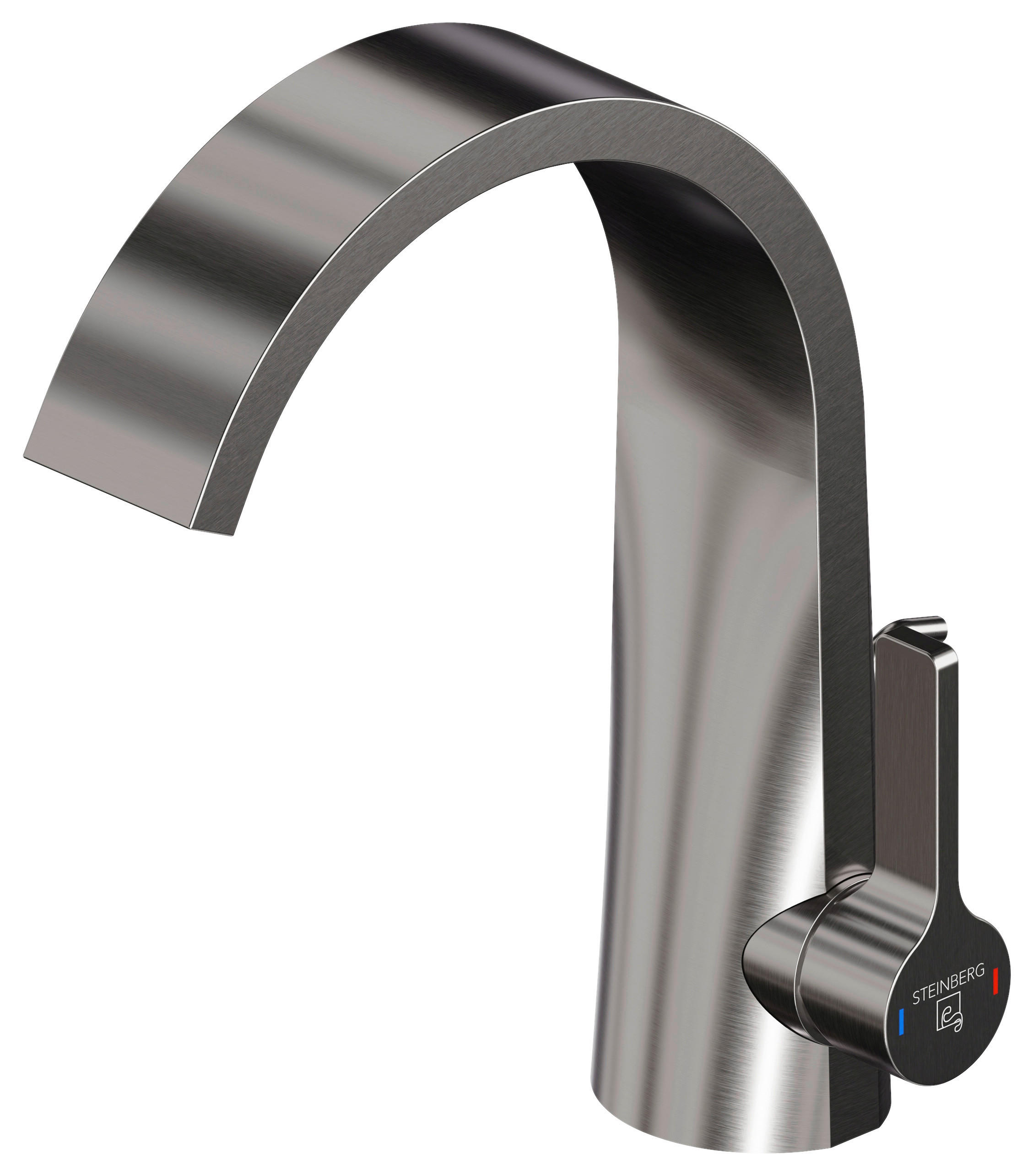 WASCHTISCHARMATUR 260 1000 BGm  - Dunkelgrau, MODERN, Metall (5,8/22,6/18,6cm)