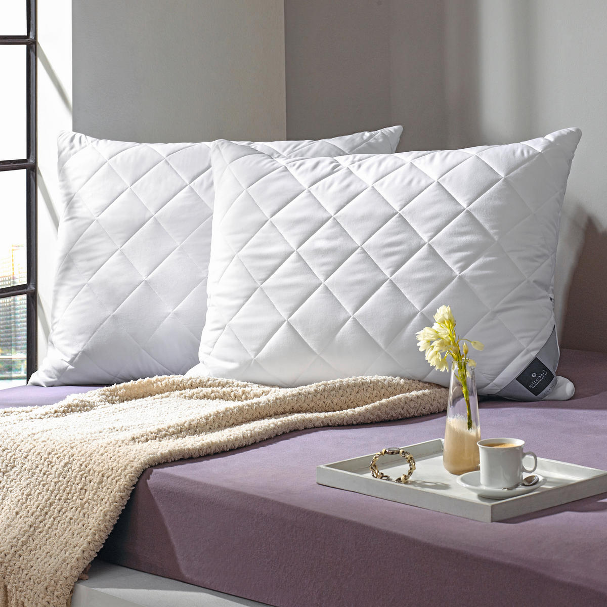 POLŠTÁŘ, 70/90 cm - bílá, Basics, textil (70/90cm) - Billerbeck