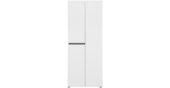 SCHUHSCHRANK 80,1/200/34 cm - Anthrazit/Weiß, Design (80,1/200/34cm) - Voleo